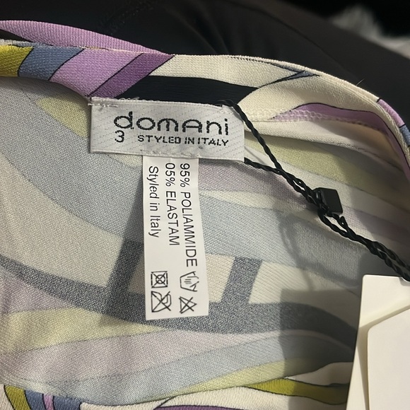 NWT Domani Womens 3/4 Length Sleeve Dress - Picture 5 of 7